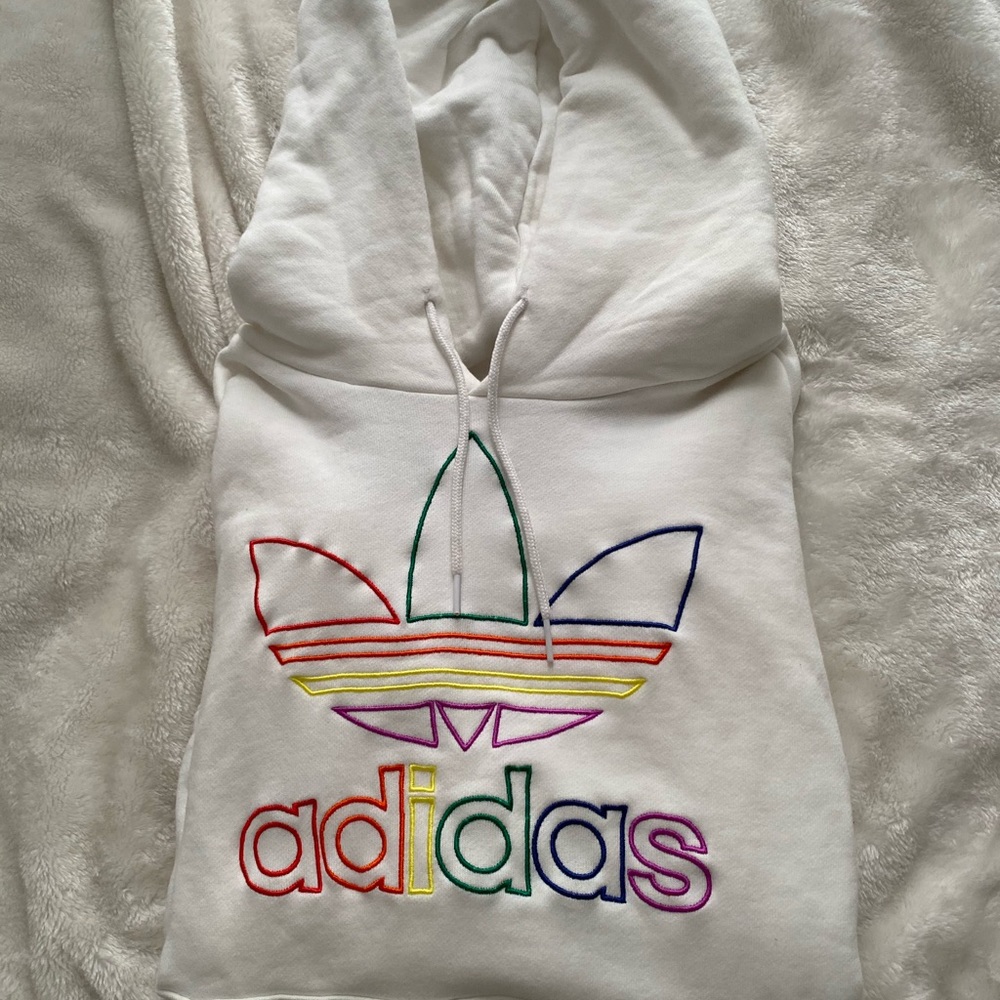 Adidas rainbow hoodie
